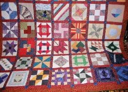 Detail: bottom section of Suzanne's quilt