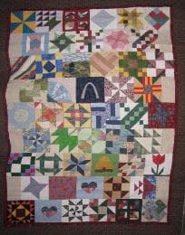 Naomi's scrappy quilt