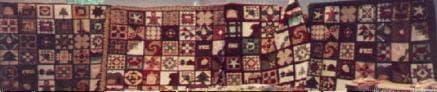 Quilts displayed at the NiftyFifty Reunion