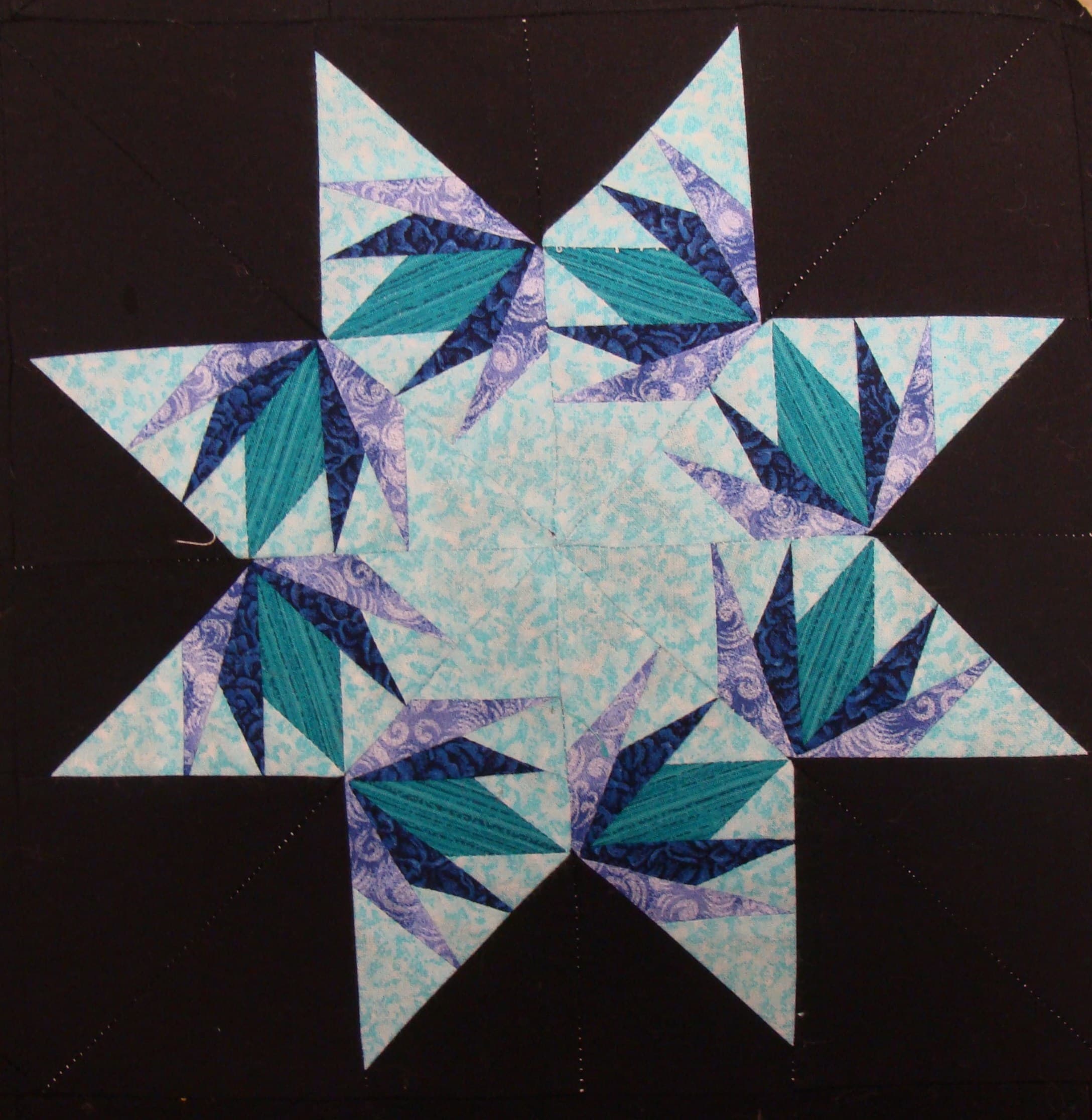 NF22 — Carol Doak Stars quilt block