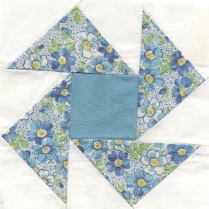 NF24 — 1930s Reproduction I quilt block