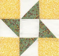 NF24 — 1930s Reproduction I quilt block