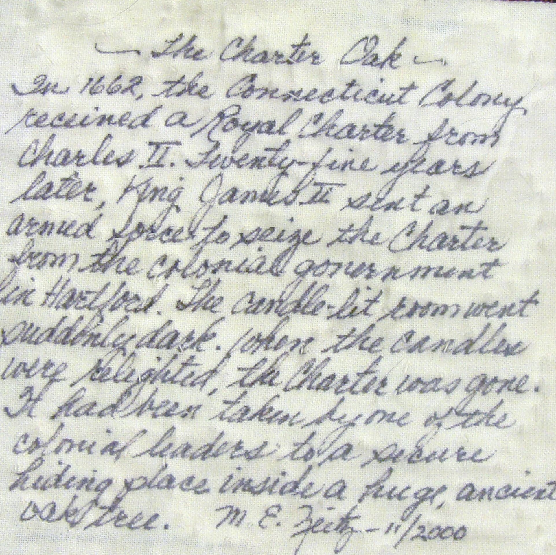 The Charter Oak History