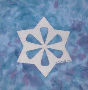 NF17 — Snowflake quilt block