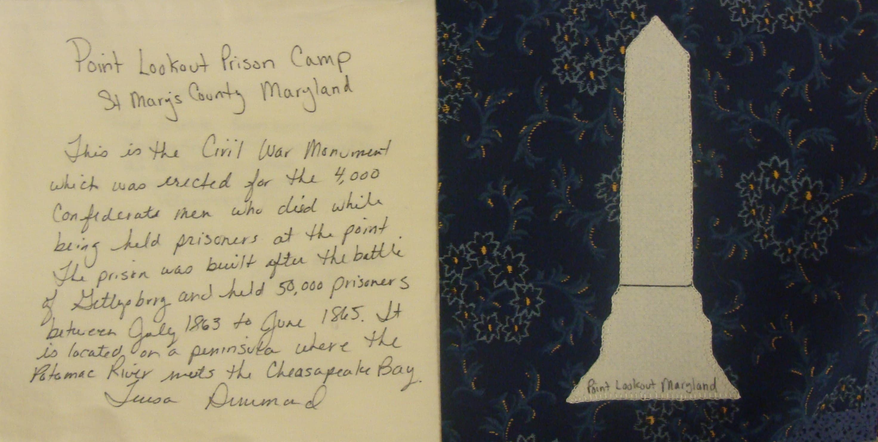 Point Lookout Prison Camp Maryland