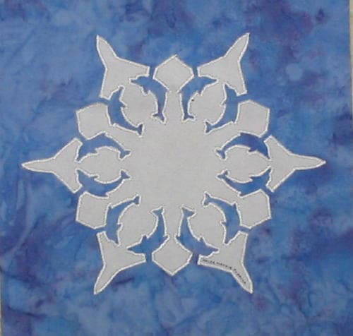 NF17 — Snowflake quilt block