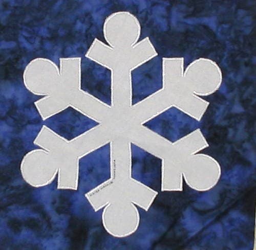NF17 — Snowflake quilt block