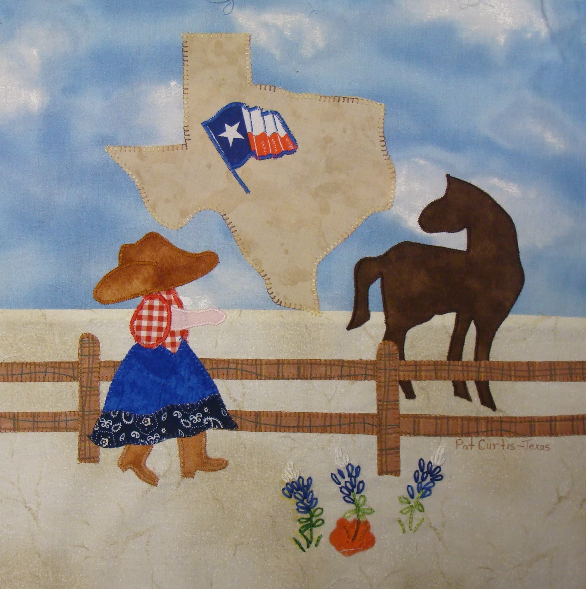 NF25 — Sunbonnet Sue II quilt block