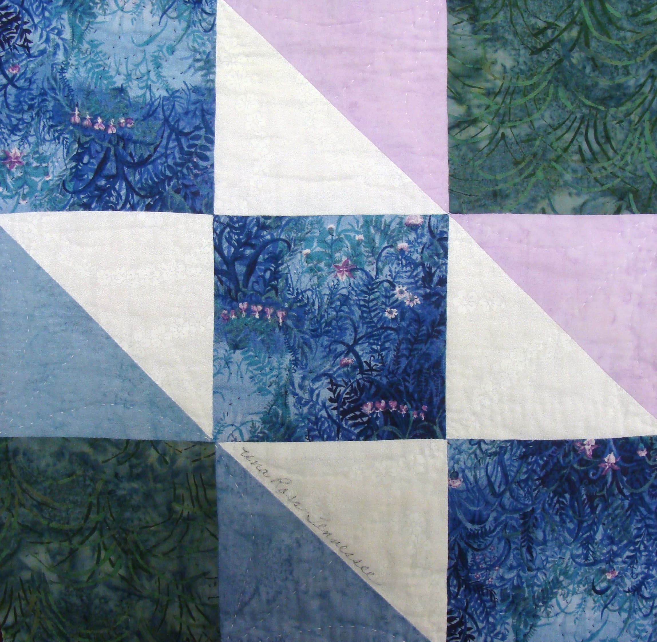 NF4 — Blue, Plum & White