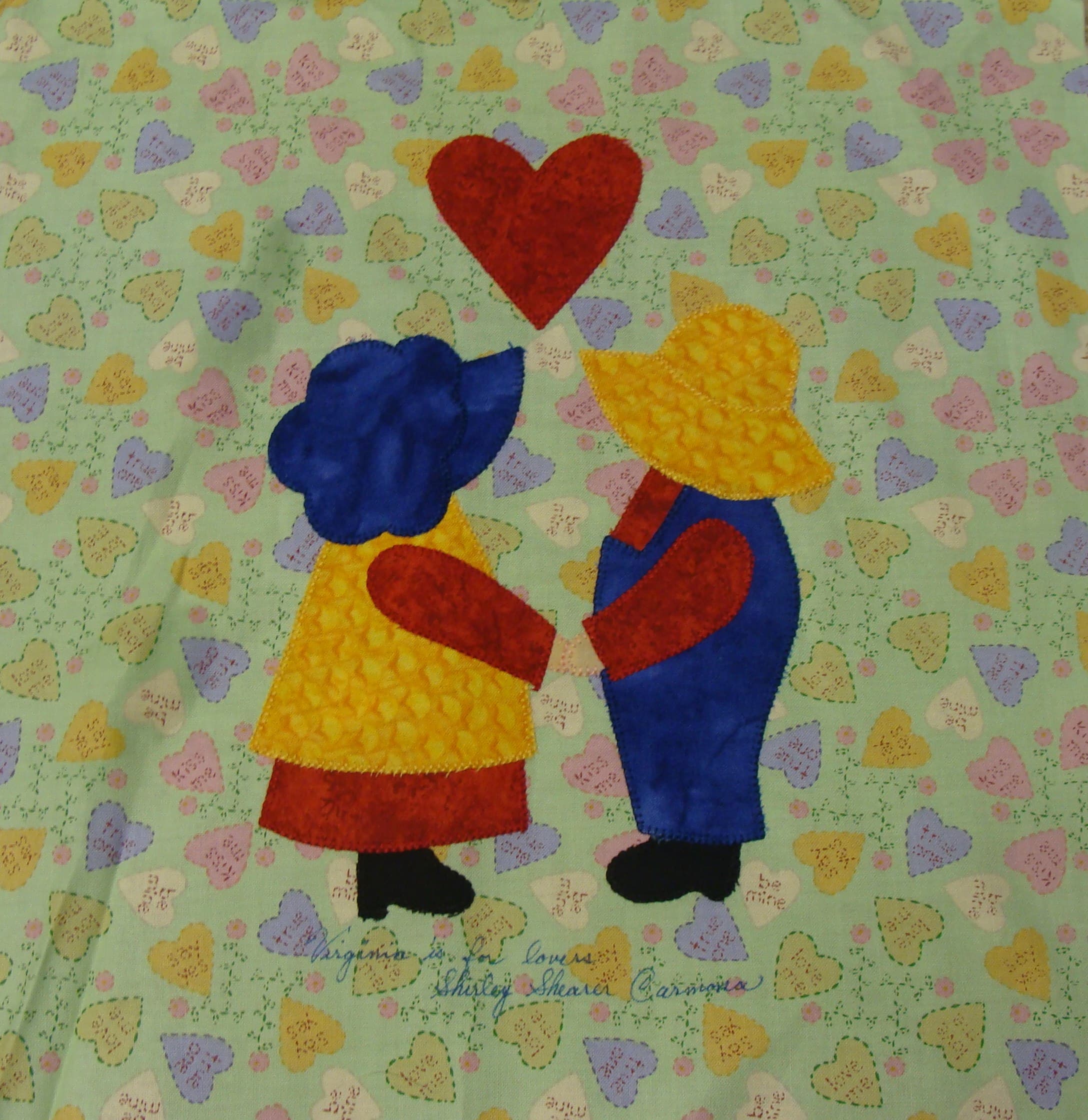 NF25 — Sunbonnet Sue II quilt block