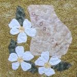 Georgia — Dogwood Flower applique (NF3)
