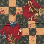 NF13 — Civil War Reproduction Fabrics quilt block