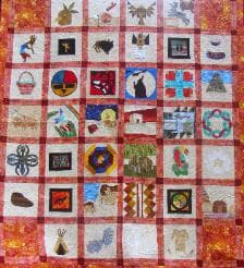 Archive quilt from collection