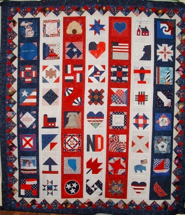 Holly's Nifty Fifty 27 9/11 Quilt