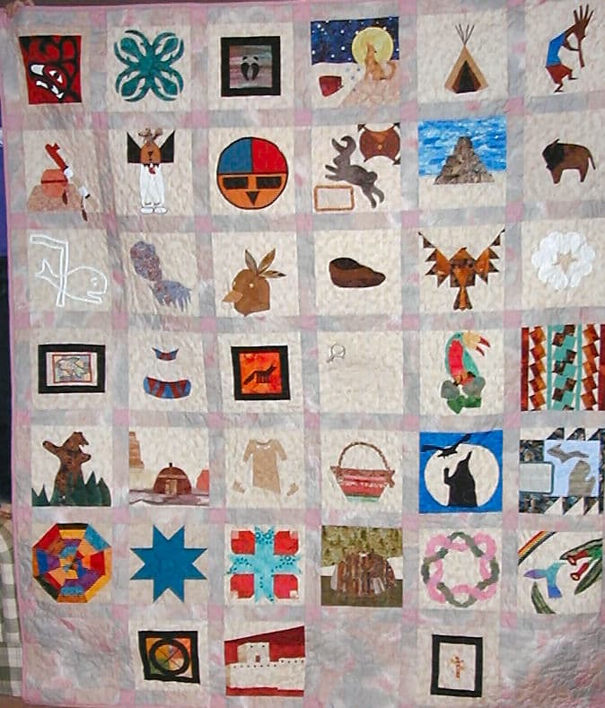 Nifty Fifty 21 Breast Cancer Charity Quilt