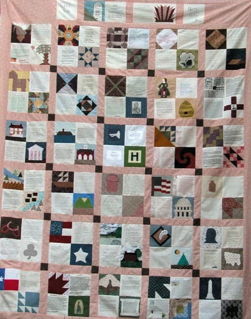 Civil War Nifty Fifty 16 Breast Cancer Charity Quilt