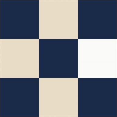 3x3 two colors one extra