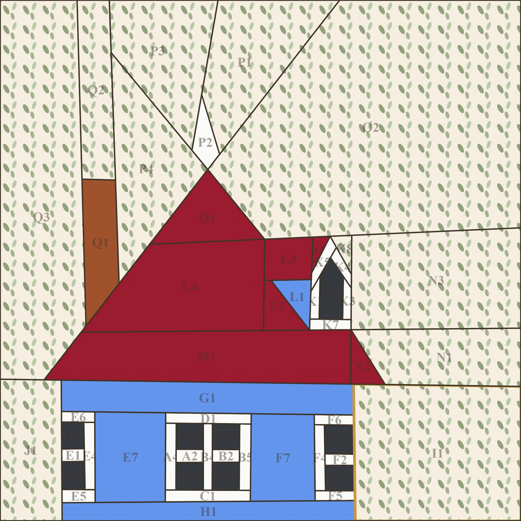 6" top half of moomin house