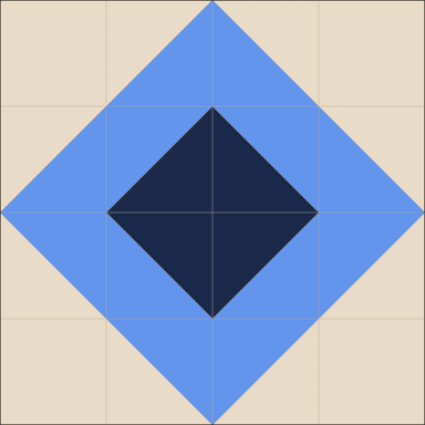 center block for card trick bag
