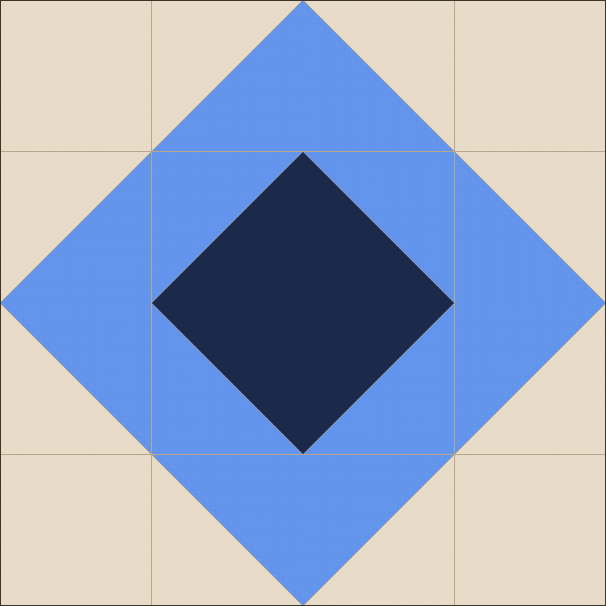center block for card trick bag
