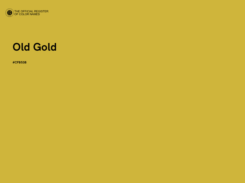 Colour Old Gold Hex CFB53B 800 600 Image